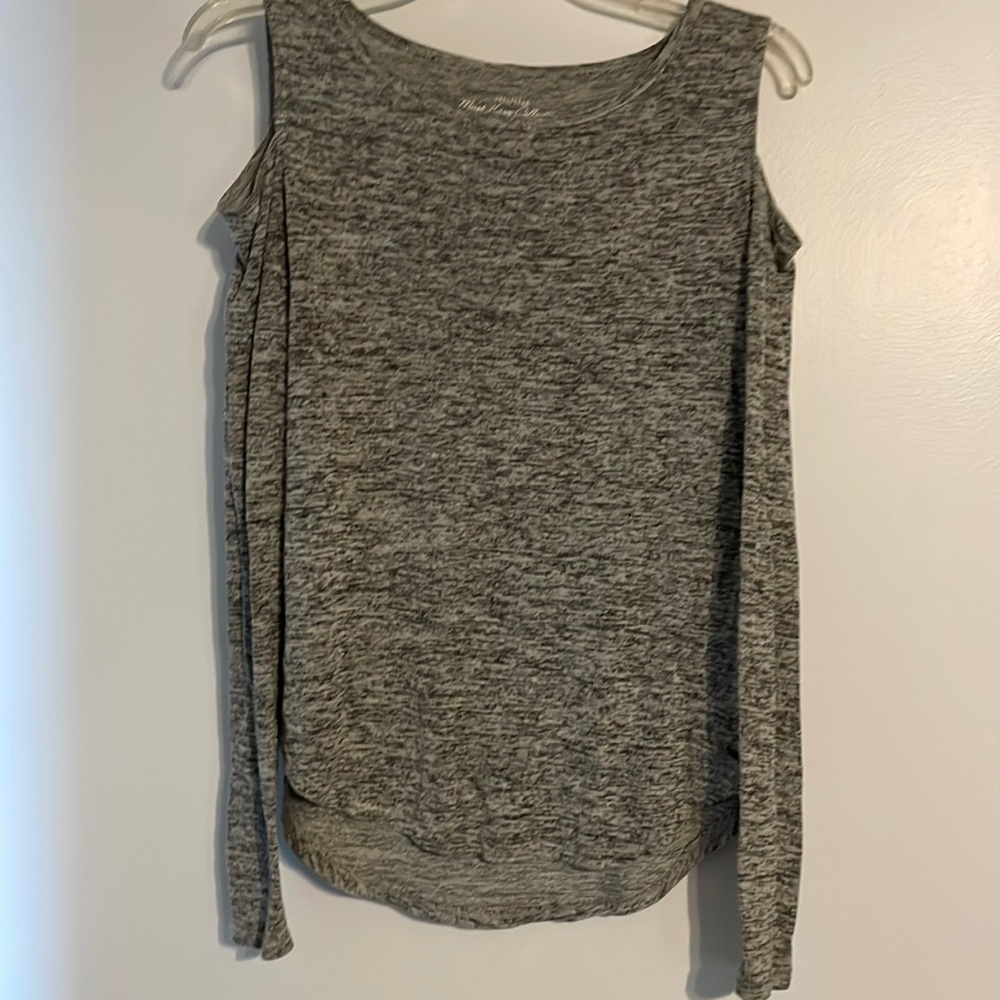 Hollister exposed shoulder long sleeve